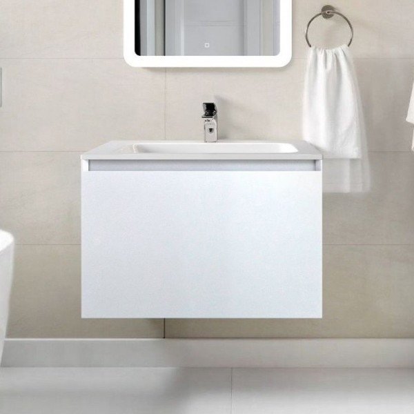 Тумба с раковиной Art&Max Latina 60 подвесная, белая