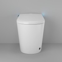 Умный унитаз напольный Grossman Смарт GR-PR-5702 глянцевый белый