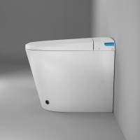 Умный унитаз напольный Grossman Смарт GR-PR-5702 глянцевый белый