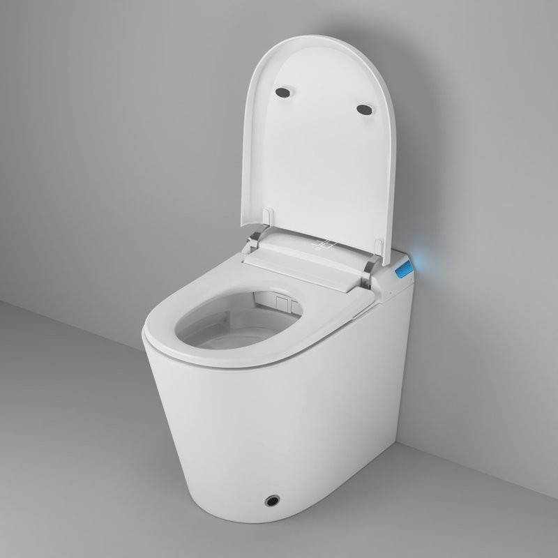 Умный унитаз напольный Grossman Смарт GR-PR-5702 глянцевый белый