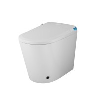 Умный унитаз напольный Grossman Смарт GR-PR-5702 глянцевый белый