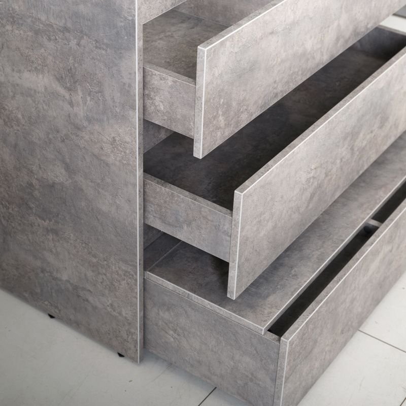 Тумба с раковиной Art&Max Family 90, напольная, Cemento Veneto