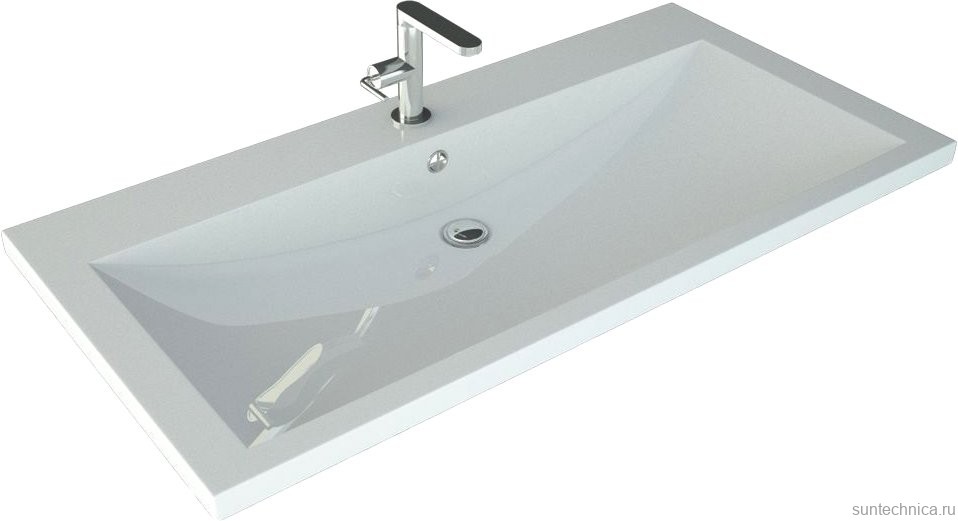 Тумба с раковиной Art&Max Family 90, напольная, Cemento Veneto