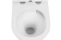 Унитаз подвесной Abber Bequem AC1102TMW безободковый, с микролифтом, матовый белый