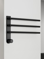 Полотенцесушитель электрический AQUAme с терморегулятором AQM3113MB Полотенцесушитель электрический AQUAme с терморегулятором AQM3113MB