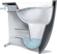 Унитаз приставной напольный Simas Vignoni VI21bi безободковый