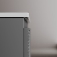 Тумба с раковиной Sancos Folk 100 R grey soft