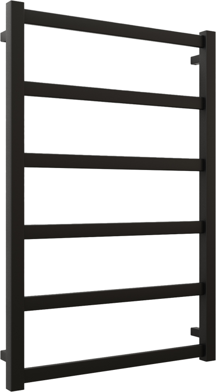 Полотенцесушитель водяной Grota Soffi 80x53, RAL9005 черный матовый