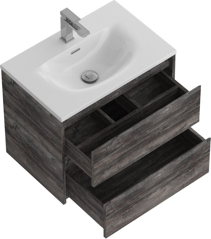Тумба с раковиной BelBagno Kraft 39 60 pino pasadena, раковина BB-8099-3-60