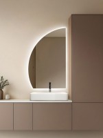 Зеркало Abber Teil AG6504SL 69х110 см, с подсветкой