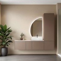 Зеркало Abber Teil AG6504SL 69х110 см, с подсветкой