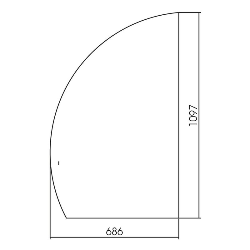 Зеркало Abber Teil AG6504SL 69х110 см, с подсветкой