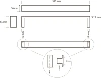 Полотенцедержатель Bemeta Gamma 145804012 Полотенцедержатель Bemeta Gamma 145804012