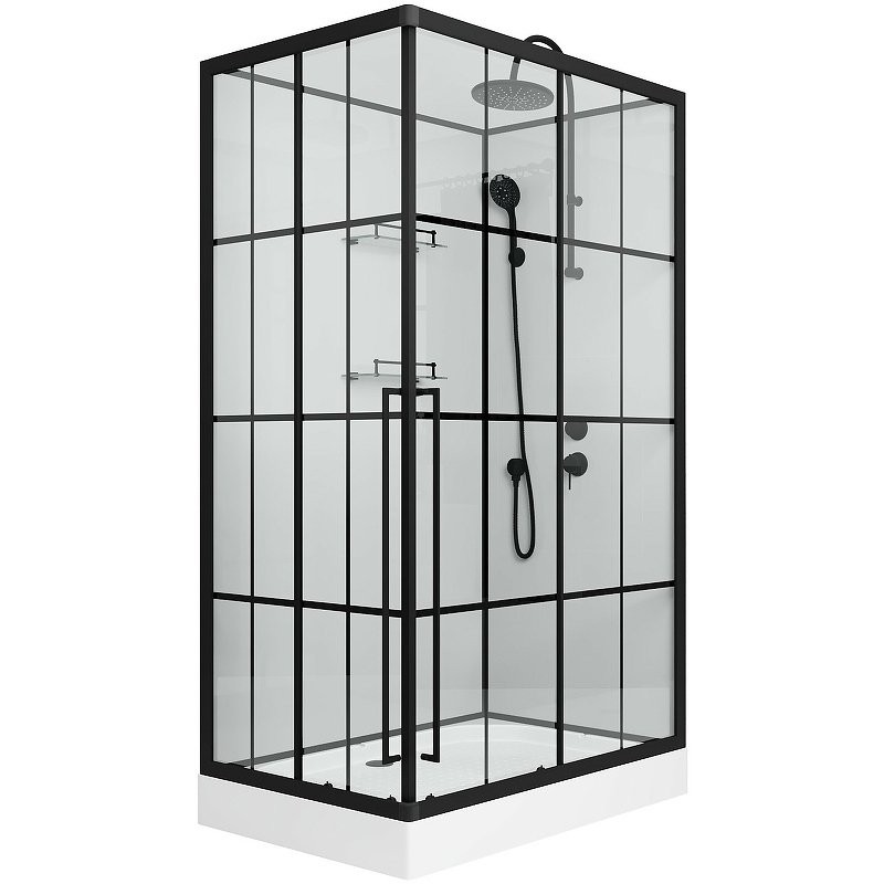 Душевая кабина Niagara Standart ST100/80/15QR/KL/BKT 100x80, R