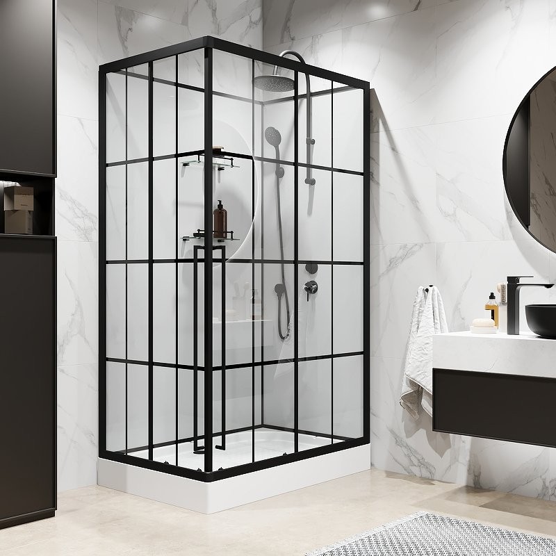 Душевая кабина Niagara Standart ST100/80/15QR/KL/BKT 100x80, R