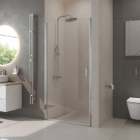Душевая дверь в нишу BelBagno Uno B-1-60-C-Cr стекло прозрачное