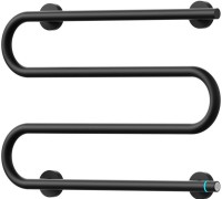 Полотенцесушитель электрический Bauedge M AF0040 61,5x41,5 черный матовый