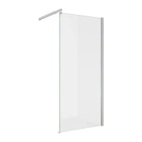 Душевая перегородка Alex Baitler AB29120S1 120 см, профиль сталь, стекло прозрачное
