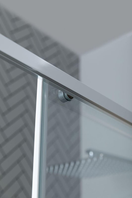 Душевой уголок Aquanet Pleasure Evo AE65-N140-CT 140х100, профиль глянцевый хром, стекло прозрачное