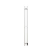 Полотенцесушитель электрический Grota Corsa K N RAL9016 EL 10х120, с крючками, матовый белый