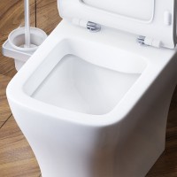 Унитаз-компакт напольный Damixa Titan DX78C8600SC безободковый, с микролифтом
