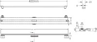 Душевой трап (лоток) Berges Super Slim 090177 40 см