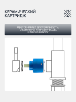 Смеситель для кухни РМС Sus123 SUS123TBL-016F черный