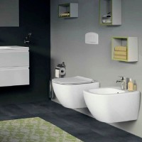 Унитаз подвесной Ideal Standard Tesi безободковый, крышка T352701 с микролифтом