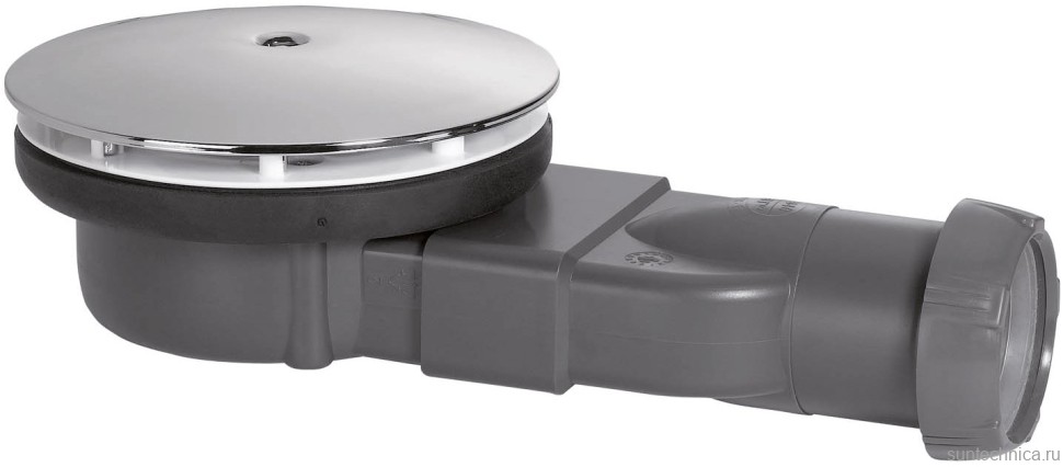 Поддон для душа Jacob Delafon Tolbiac R 90 черный с сифоном