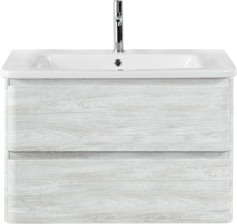 Тумба с раковиной BelBagno Albano-Cer 80 подвесная, rovere vintage bianco