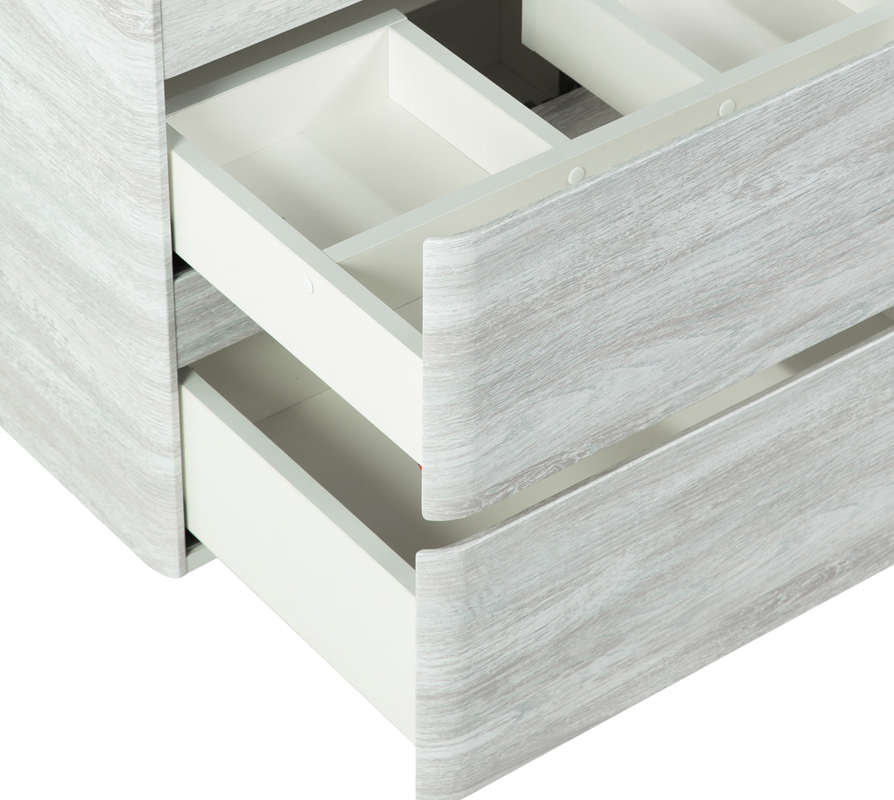Тумба с раковиной BelBagno Albano-Cer 80 подвесная, rovere vintage bianco