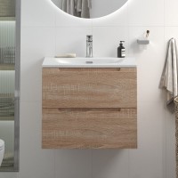 Мебель для ванной комнаты BelBagno Etna 70 rovere bianco, раковина BB-8099-70