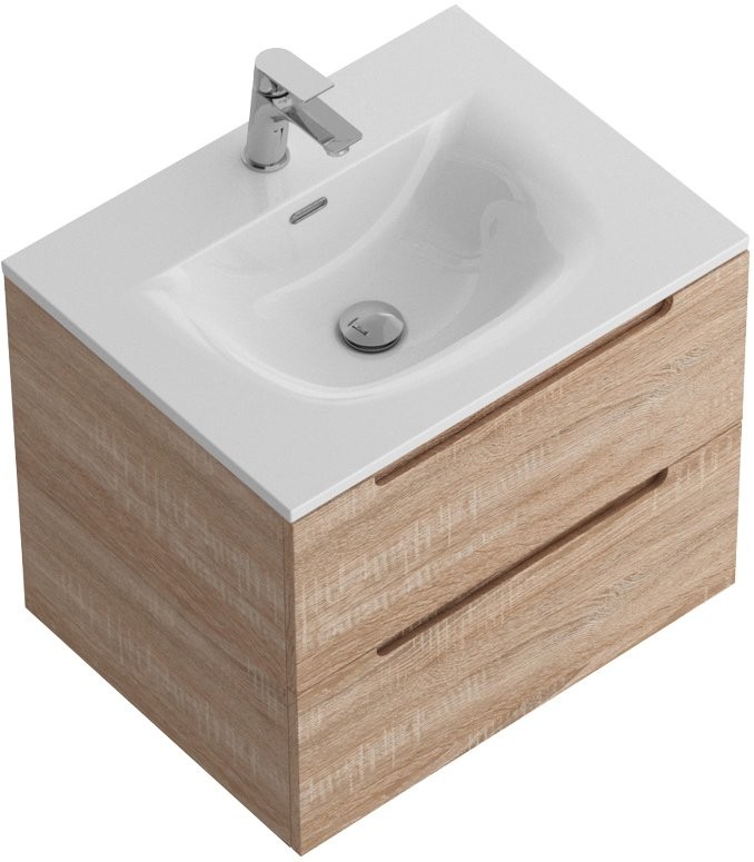 Мебель для ванной комнаты BelBagno Etna 70 rovere bianco, раковина BB-8099-70