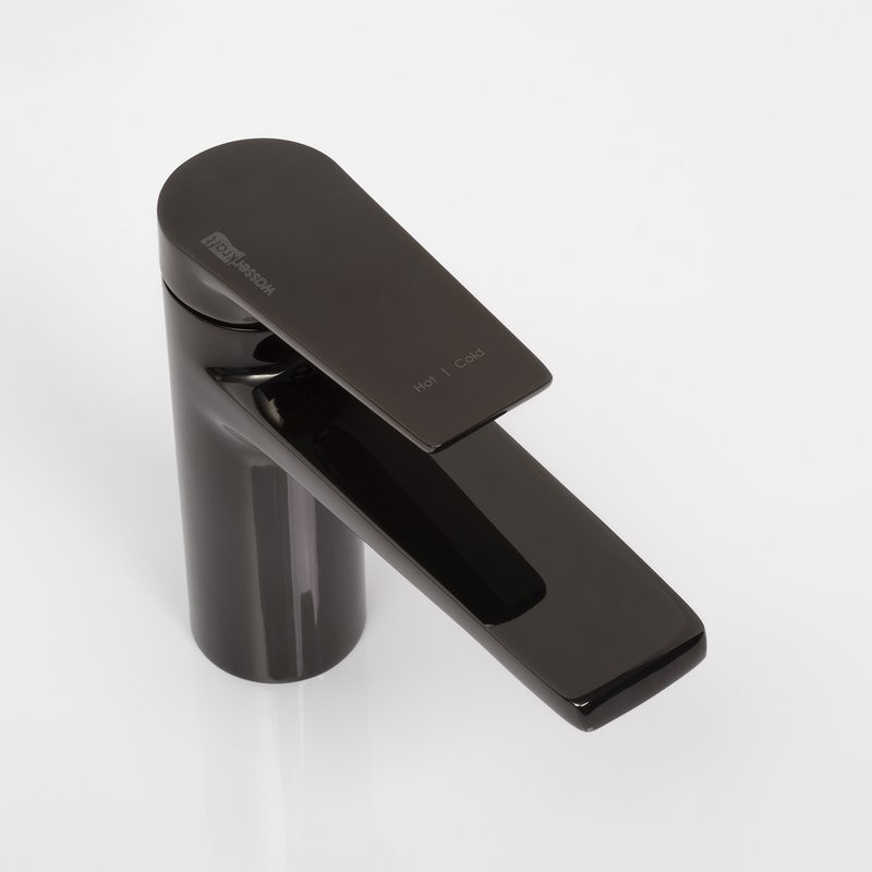 Смеситель для раковины Wasserkraft Glan 6603 черный глянец