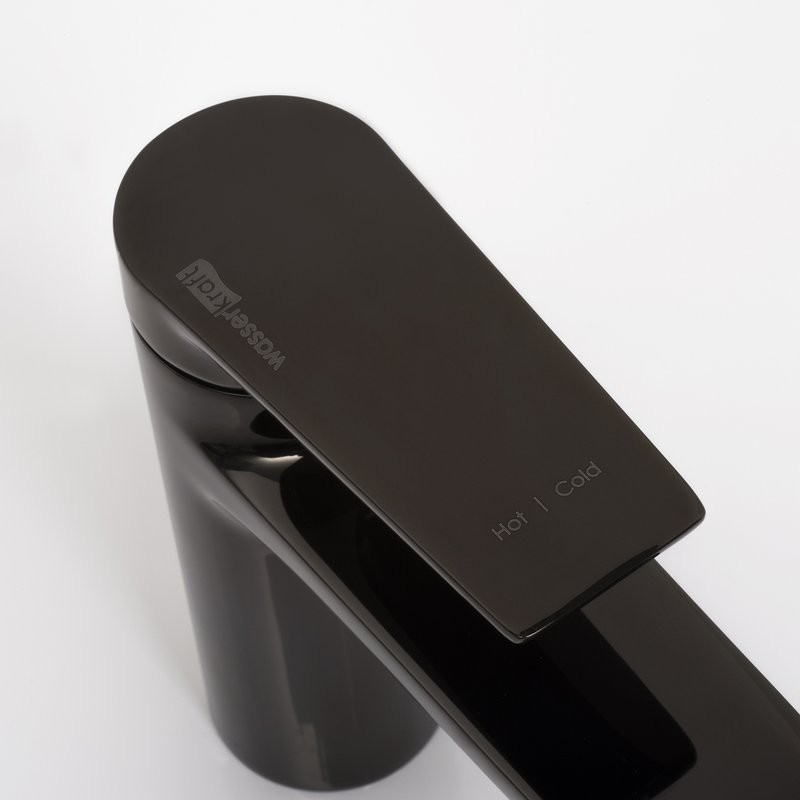 Смеситель для раковины Wasserkraft Glan 6603 черный глянец