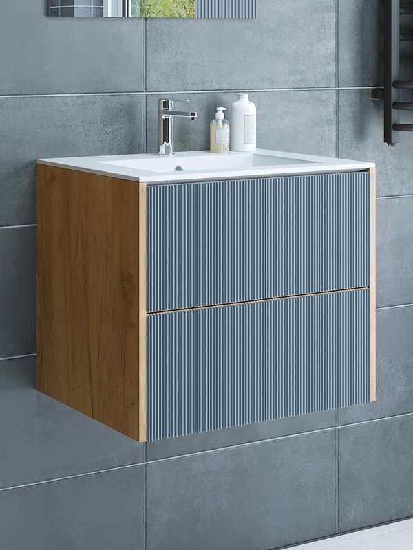 Тумба с раковиной Sanflor Диана 65 графит