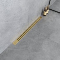 Душевой трап (лоток) Boheme Premium Trendy 80 см, золото