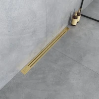 Душевой трап (лоток) Boheme Premium Trendy 80 см, золото