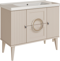 Мебель для ванной комнаты ASB-Woodline Федерика 100 тирамису софт