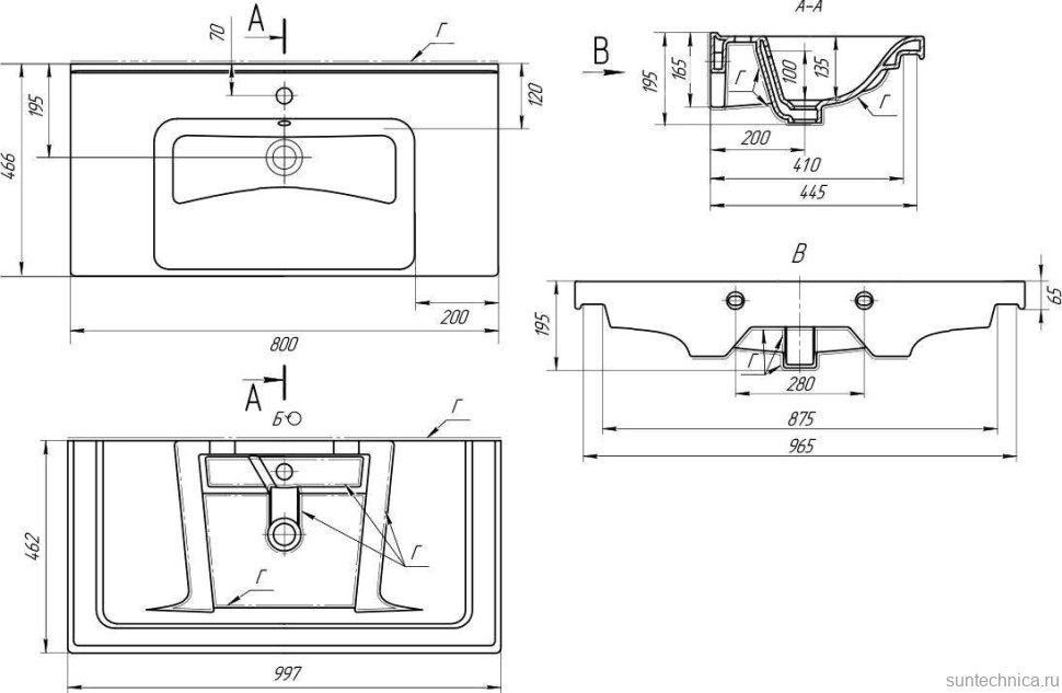 Мебель для ванной комнаты ASB-Woodline Федерика 100 тирамису софт