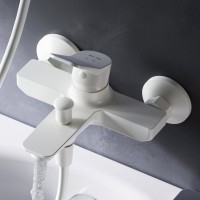 Смеситель для ванны с душем AM.PM X-Joy F85A10033 белый