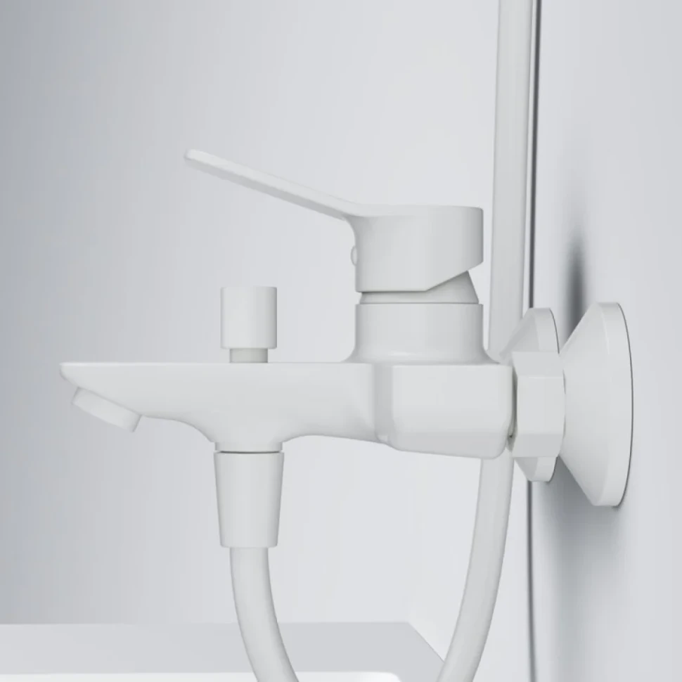 Смеситель для ванны с душем AM.PM X-Joy F85A10033 белый