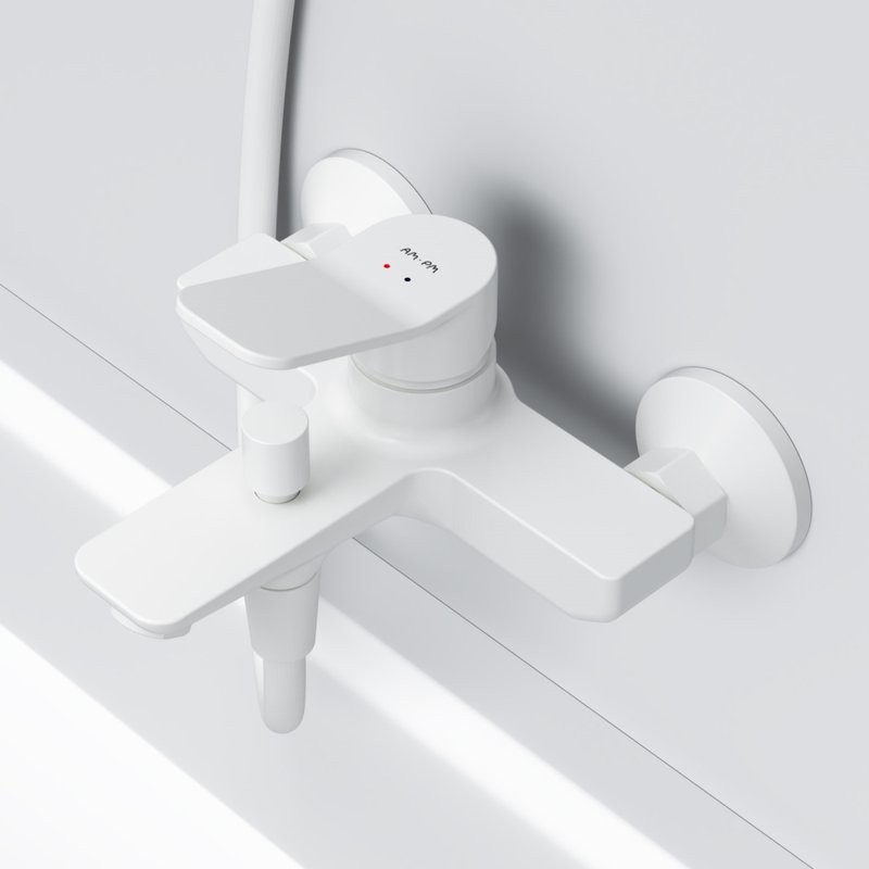 Смеситель для ванны с душем AM.PM X-Joy F85A10033 белый
