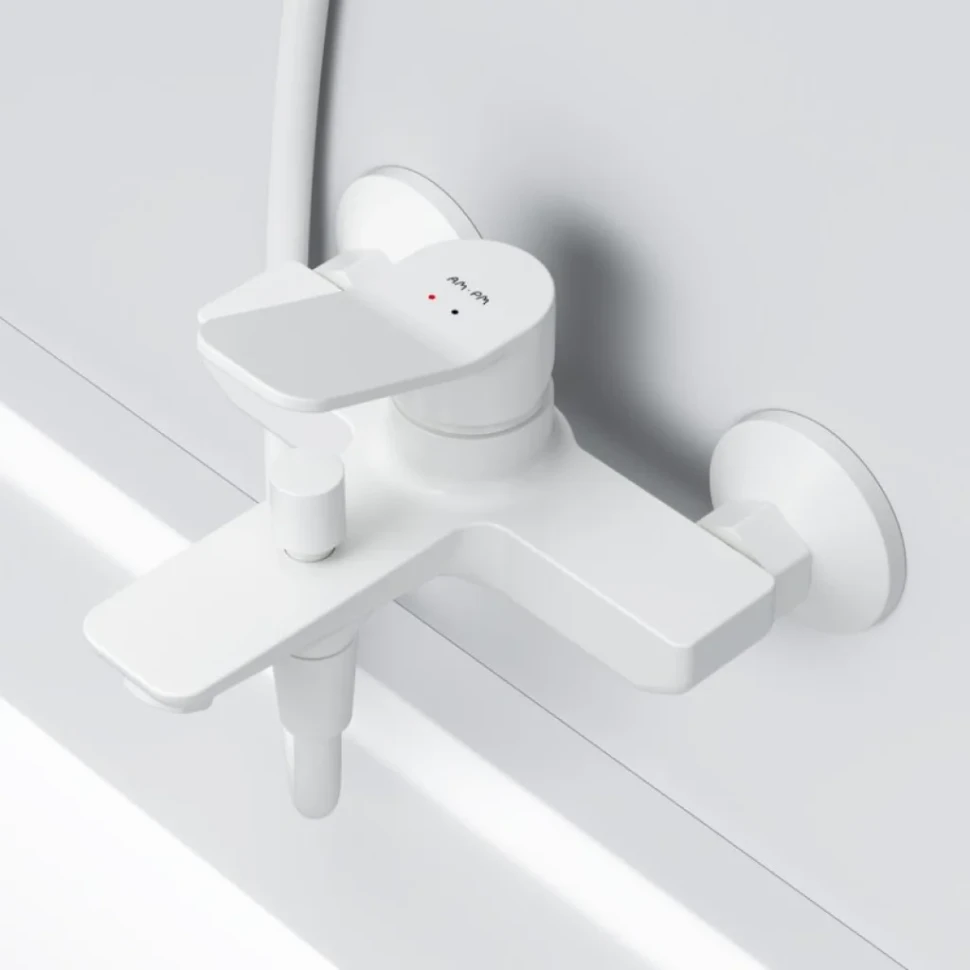 Смеситель для ванны с душем AM.PM X-Joy F85A10033 белый