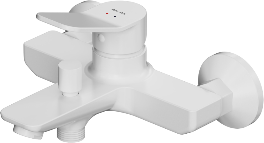 Смеситель для ванны с душем AM.PM X-Joy F85A10033 белый