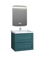 Мебель для ванной комнаты Caprigo Wales 70 изумрудно-бирюзовая