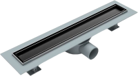 Душевой трап (лоток) Esbano Eco Tile 70 cм, матовый черный