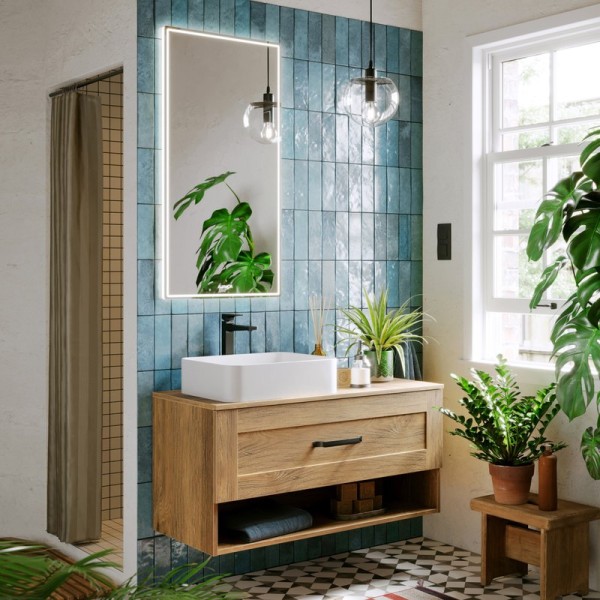 Мебель для ванной комнаты Aqwella Craft 100 дуб балтийский