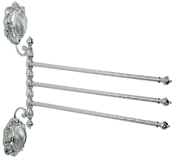 Полотенцедержатель Migliore Cleopatra 16673 тройной поворотный, хром