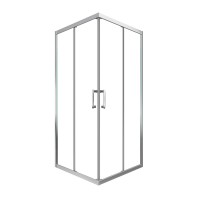 Душевой уголок Triton Фикс 90х90 см, без поддона, профиль хром